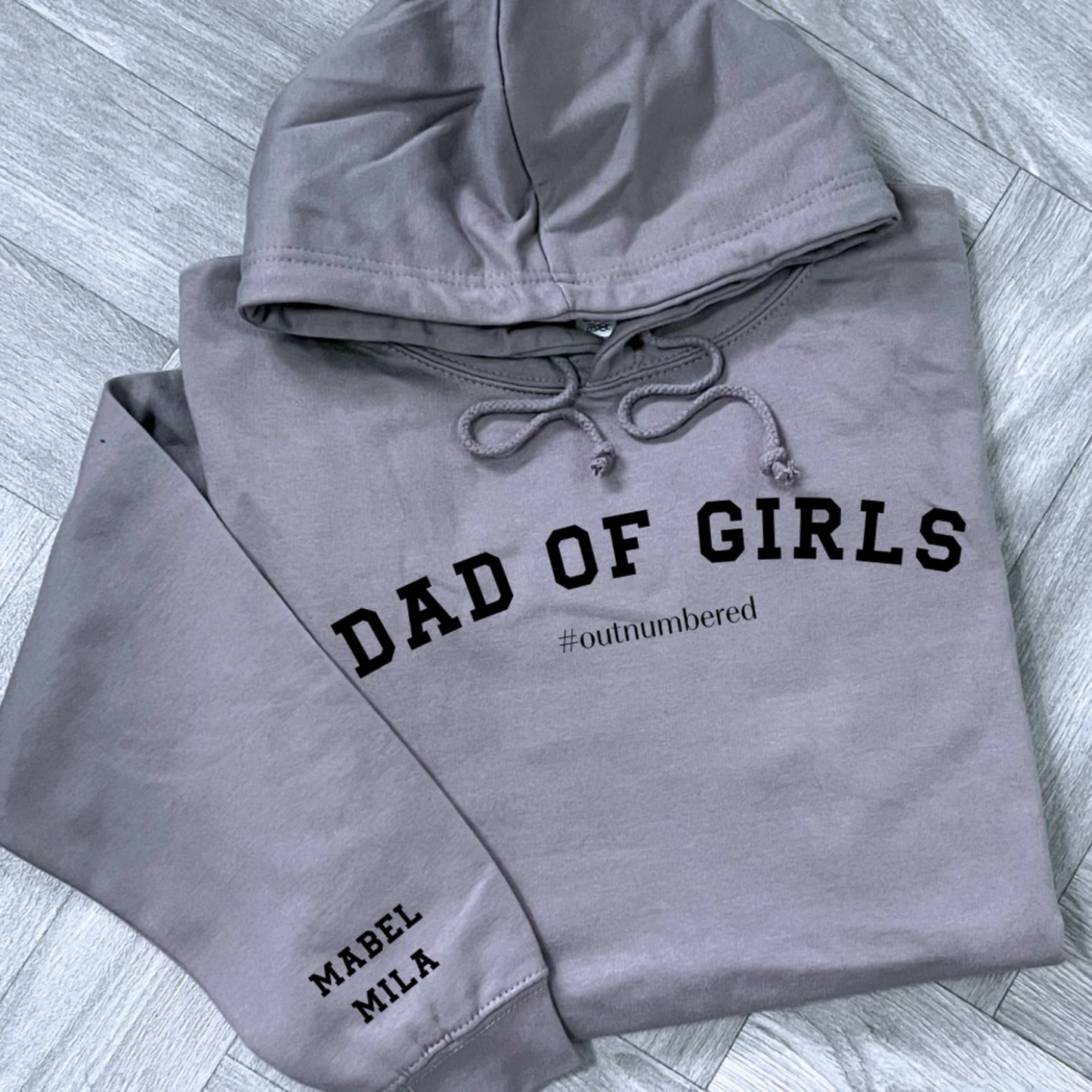 Dad of Girls Personalised Hoodie