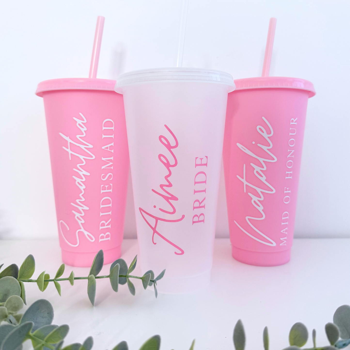 CUSTOM BRIDAL TUMBLER