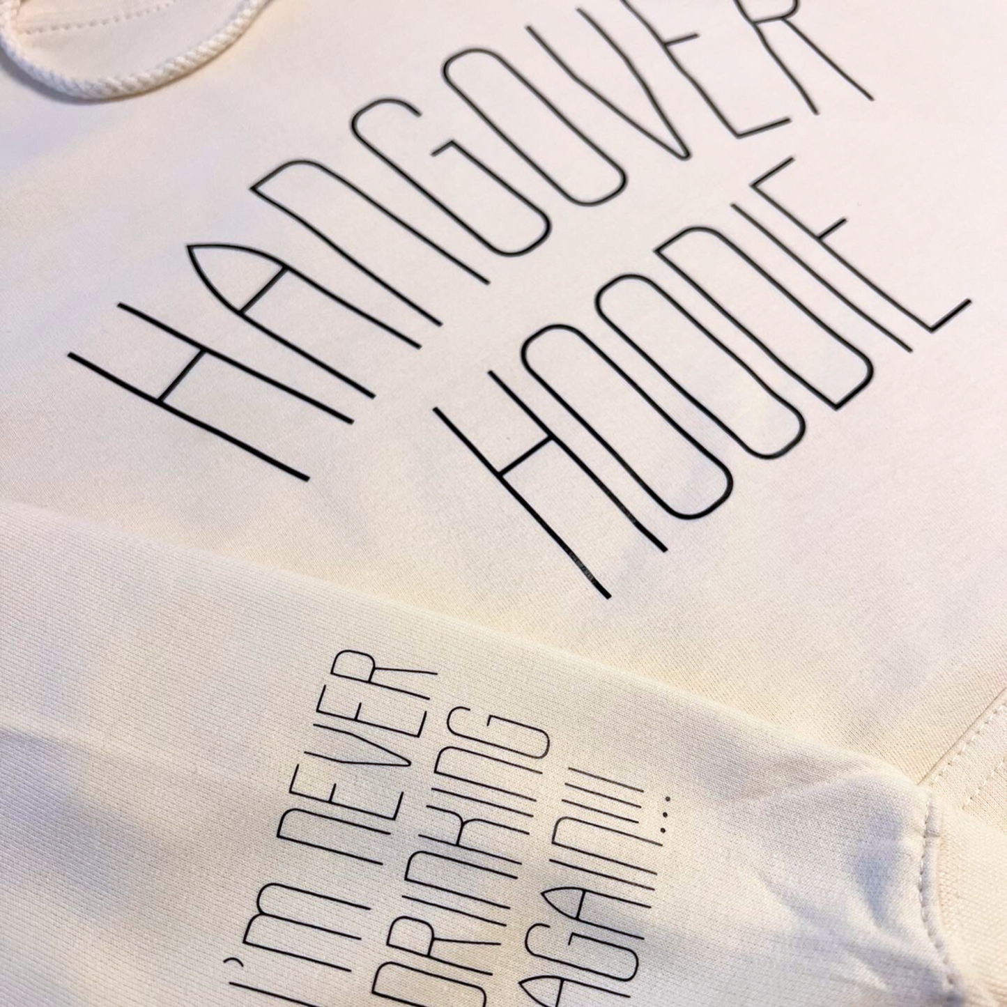 Hangover Hoodie Vanilla