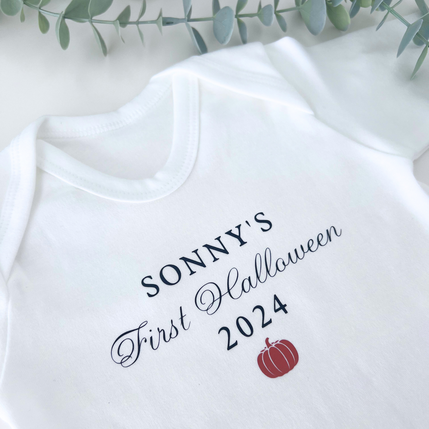 FIRST HALLOWEEN SLEEPSUIT