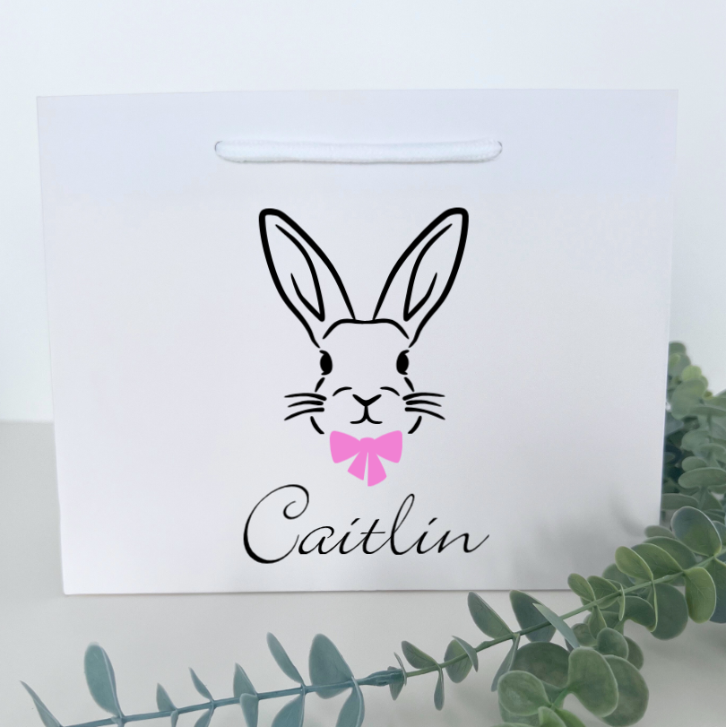 PERSONALISED EASTER BUNNY GIFT BAG
