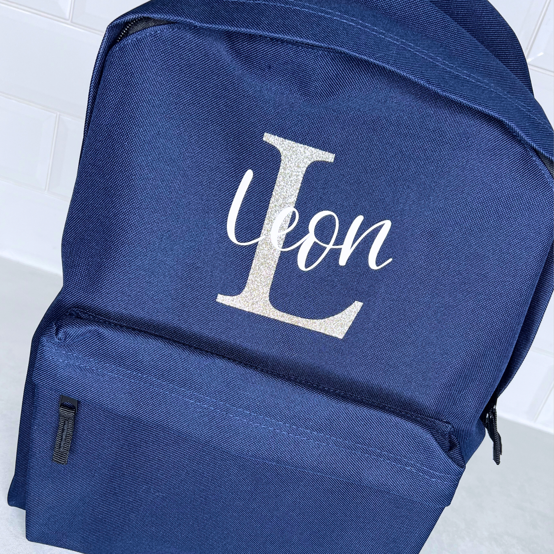 CHILDRENS SCHOOL BAG PERSONALISED WITH INITAL AND NAME