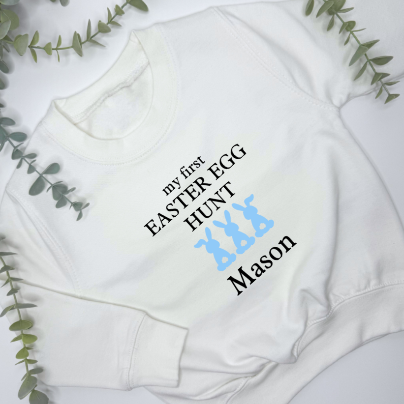 FIRST EASTER EGG HUNT SWEATER