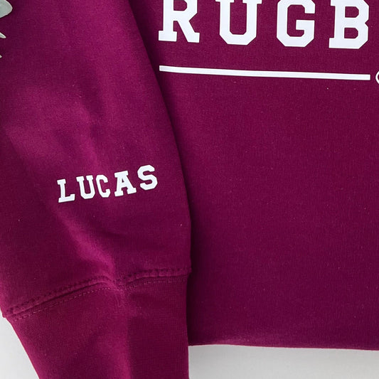 RUGBY MUM PERSONALISED SWEATER