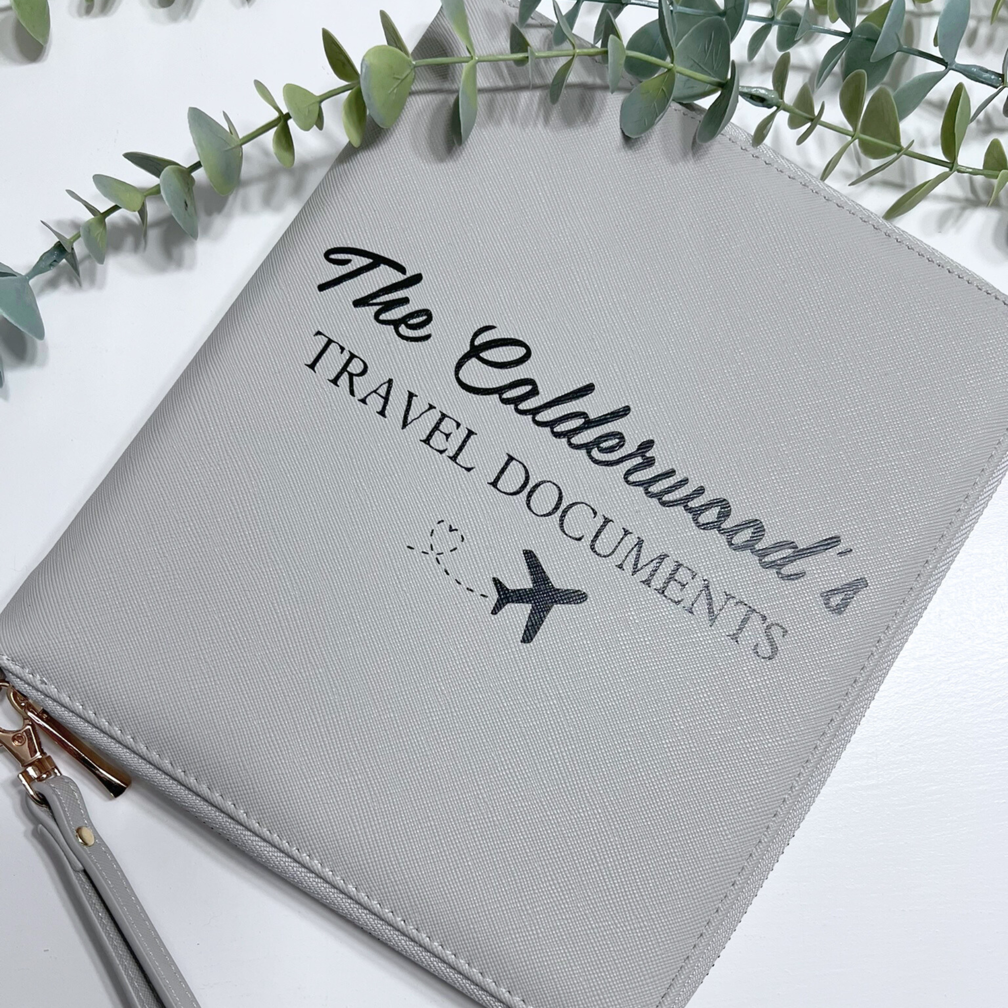 LUXURY TRAVEL DOCUMENT ORGANISER - Main Image