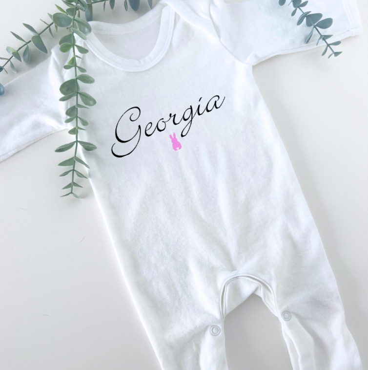 LITTLE BUNNY SLEEPSUIT