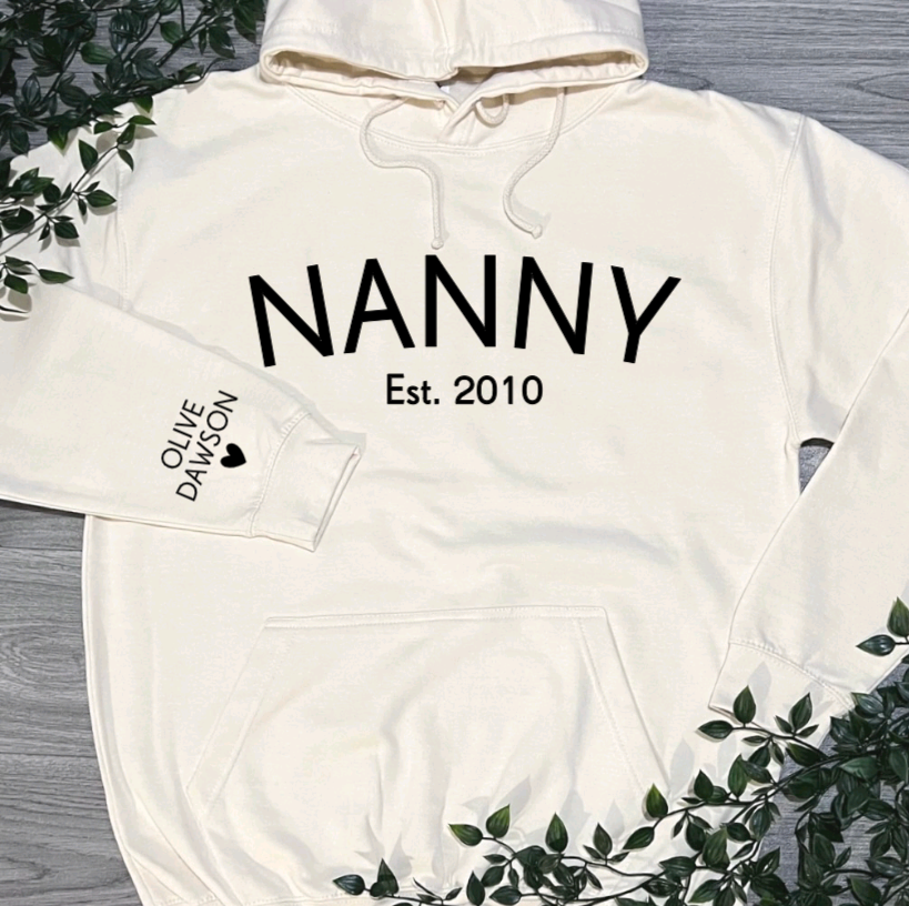 Nanny Est Personalised Hoodie