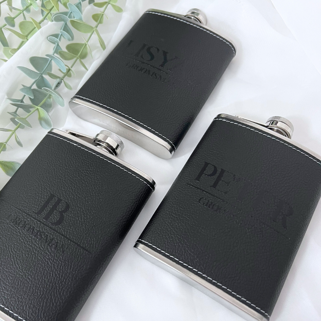 GROOMSMAN HIP  FLASK