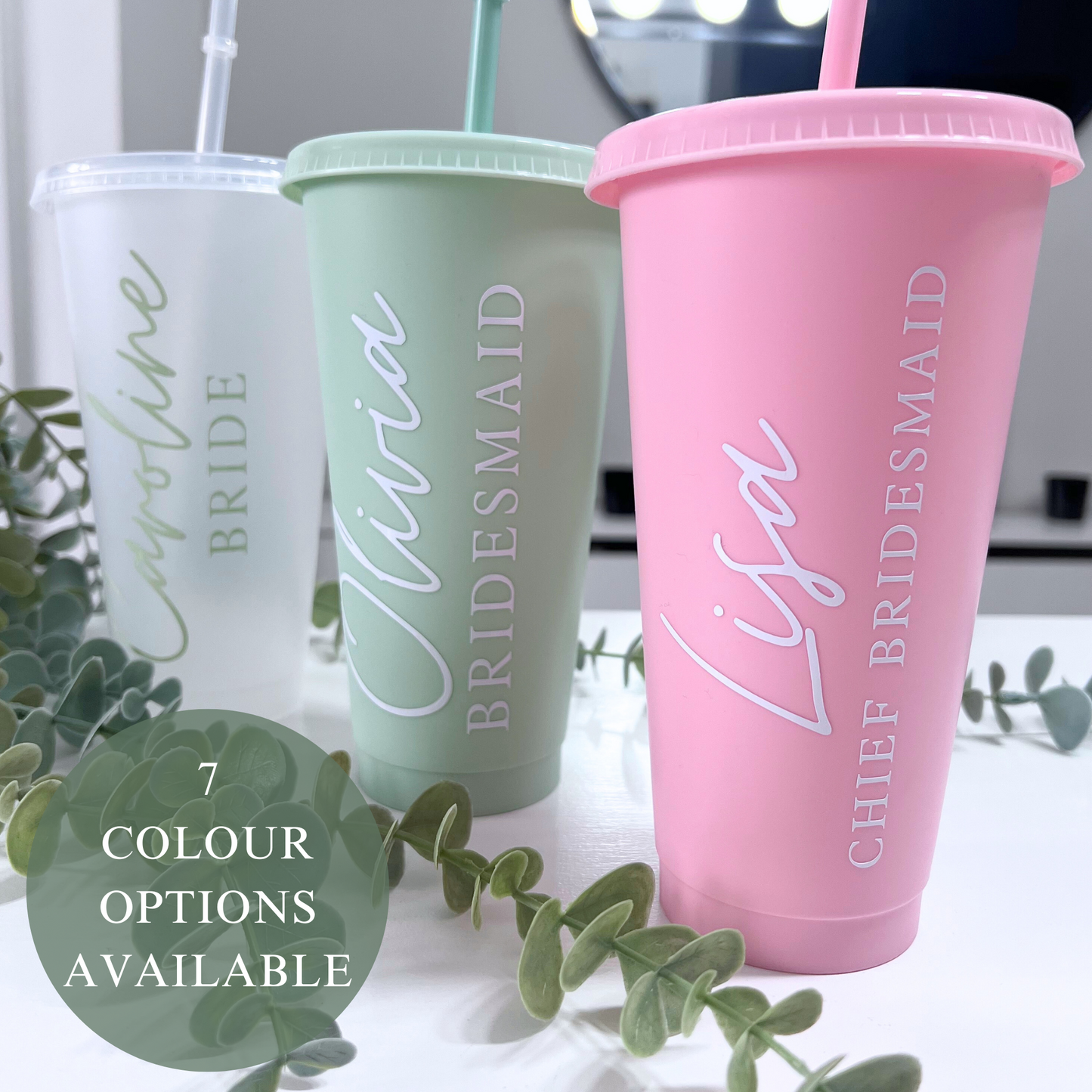 CUSTOM BRIDAL TUMBLER