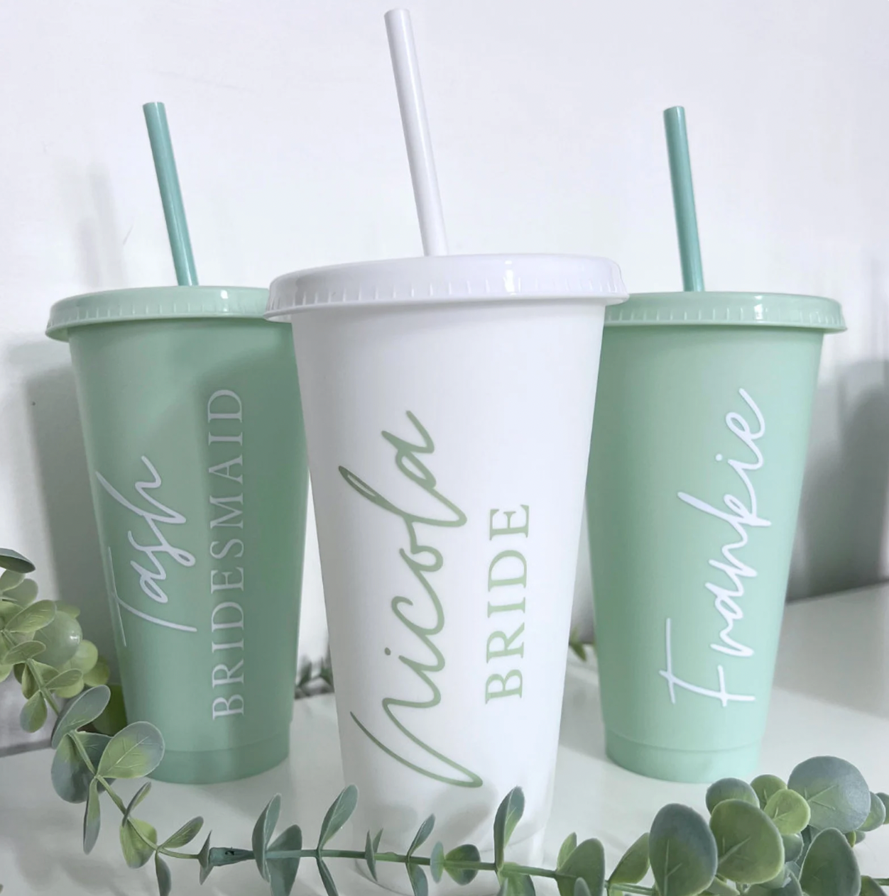 CUSTOM BRIDAL TUMBLER