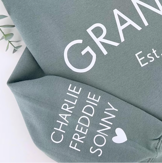 GRANDMA EST PERSONALISED SWEATER