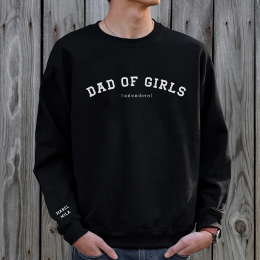 Dad of Girls Personalised Sweater