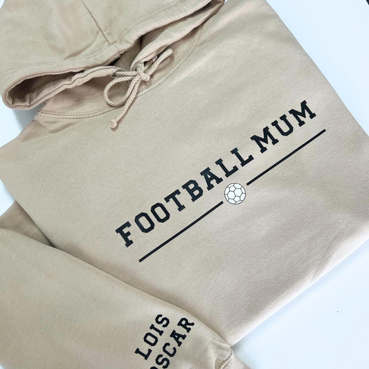 Football Mum Personalised Hoodie