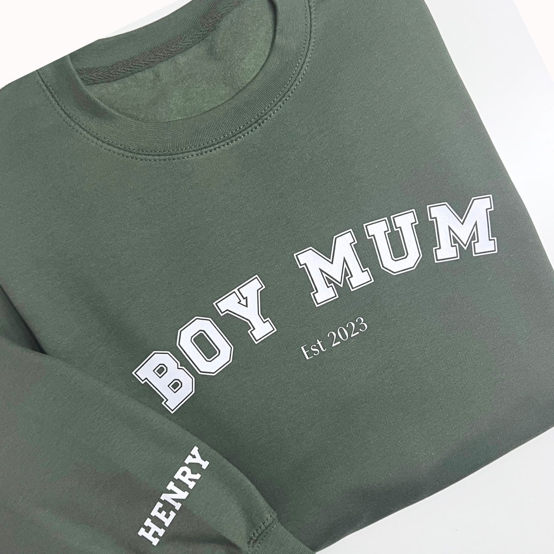 Boy Mum Est Personalised Sweater