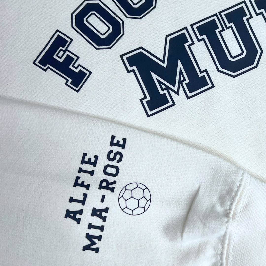 FOOTBALL MUM PERSONALISED HOODIE