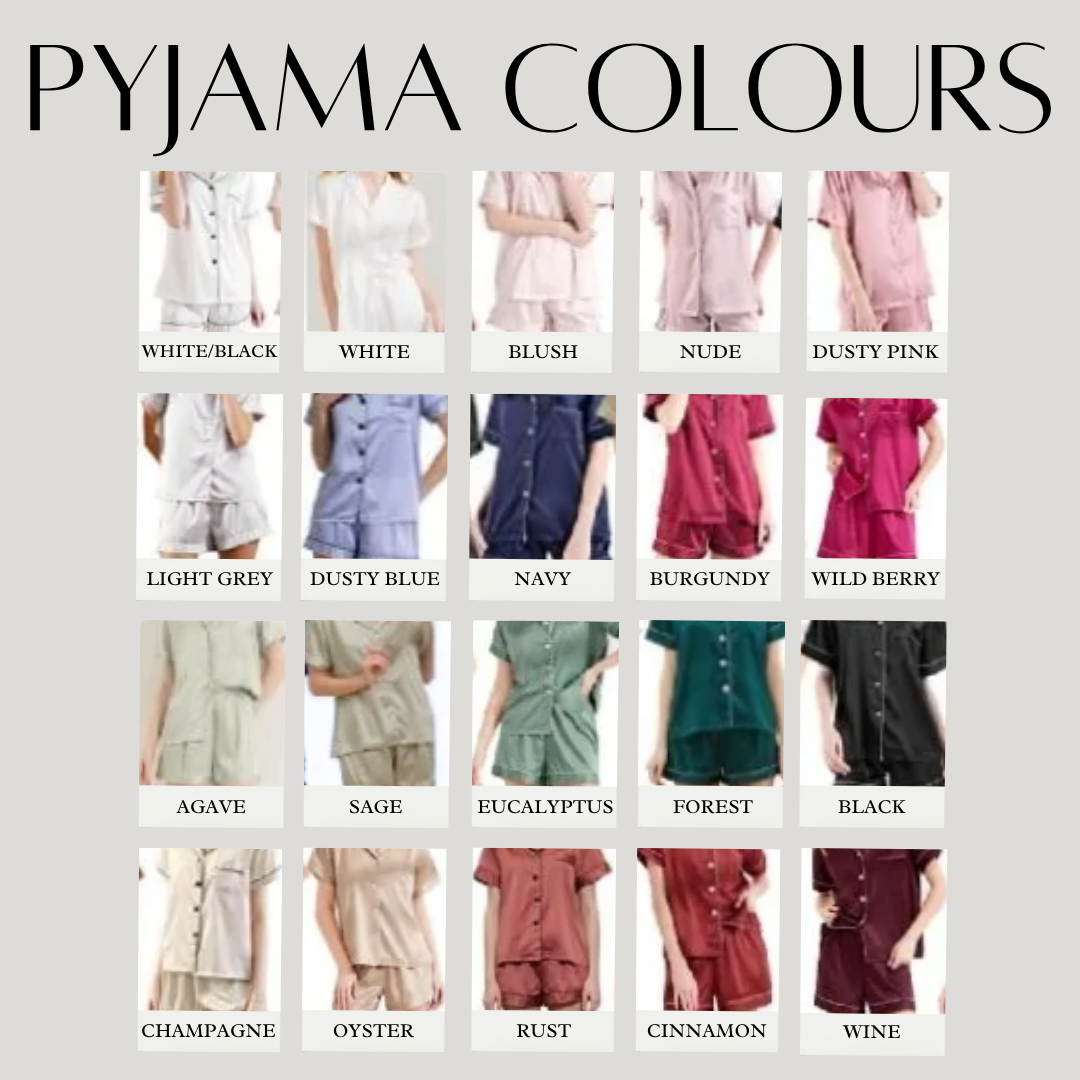 LUXURY SATIN MILESTONE BIRTHDAY PYJAMAS