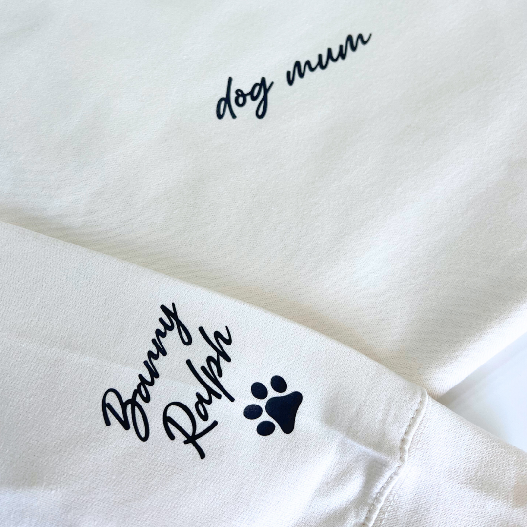 DOG MUM PERSONALISED HOODIE