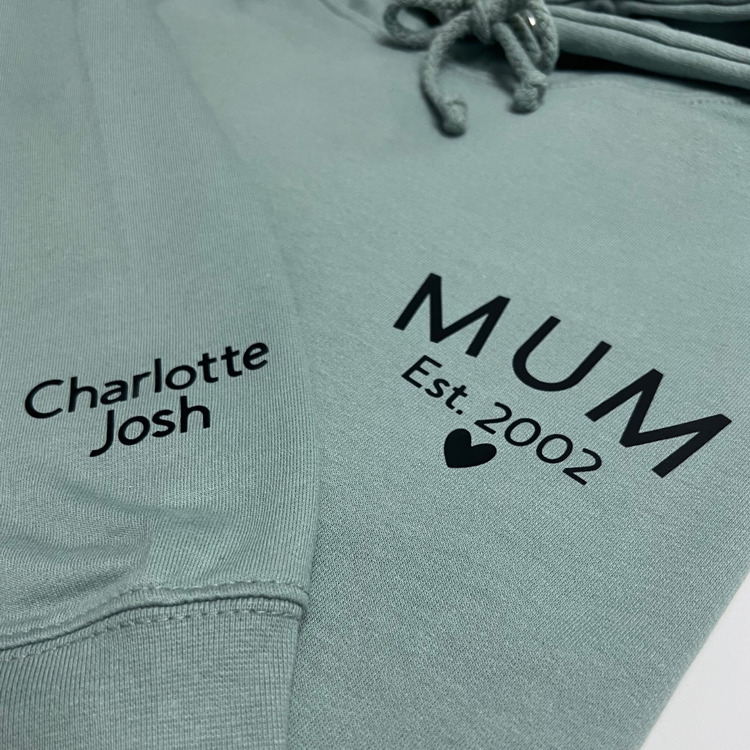 MUM EST PERSONALISED HOODIE