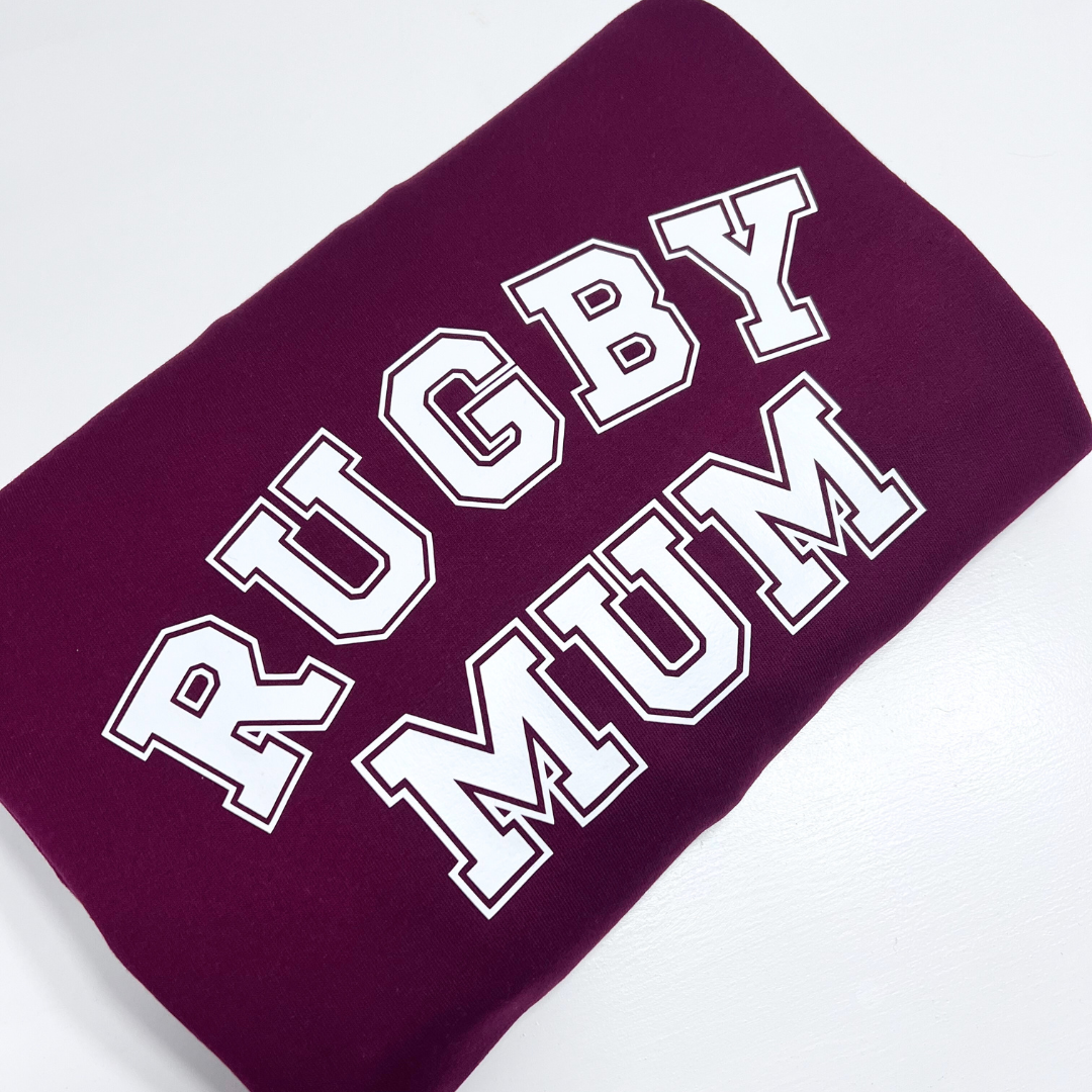 Rugby Mum Personalised Sweater