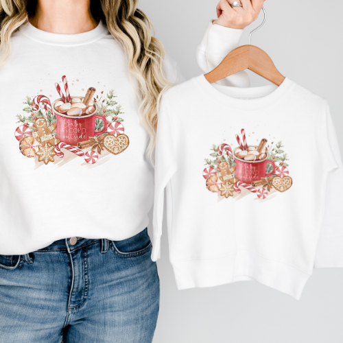 BABY ITS COLD OUTSIDE CHRISTMAS SWEATER - KIDS