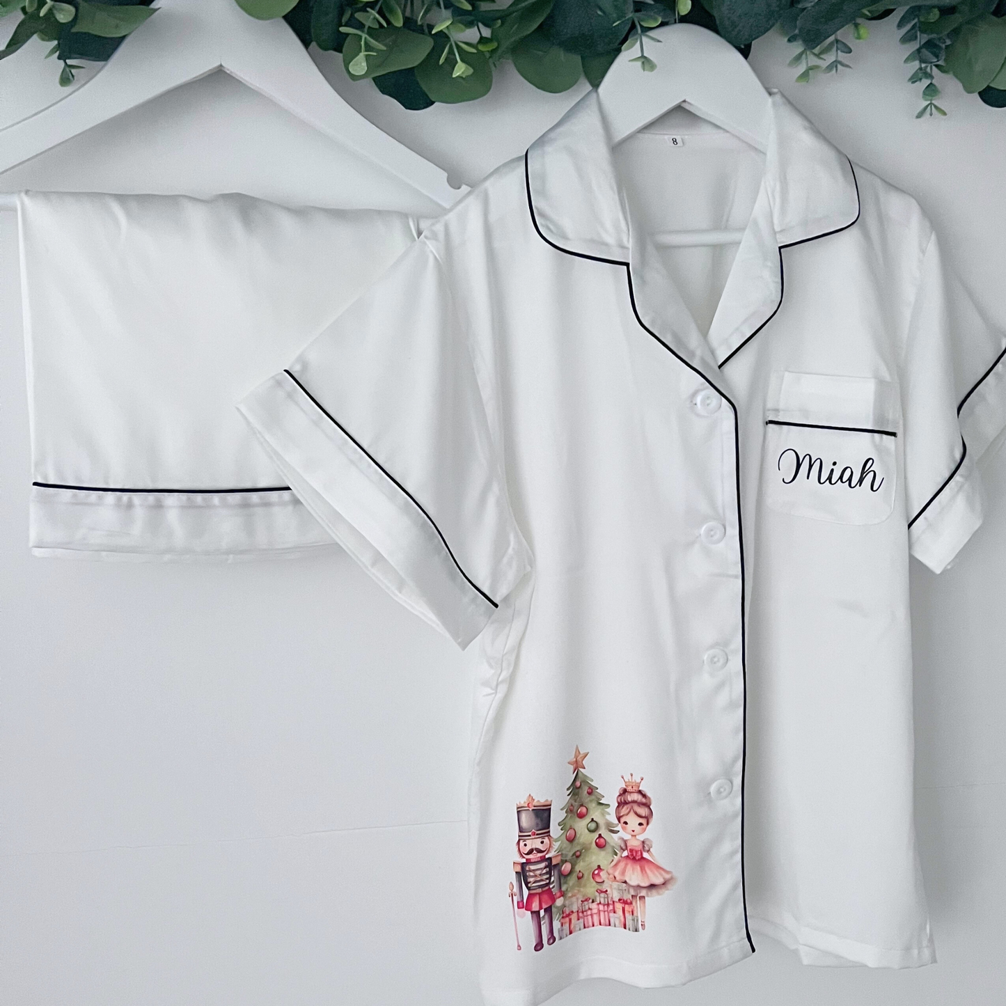 CHILDRENS NUTCRACKER SATIN PYJAMAS