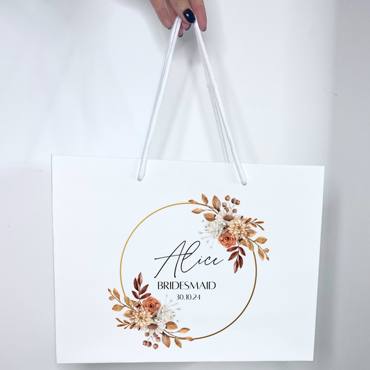 BRIDAL GIFT BAGS - AUTUMN WREATH