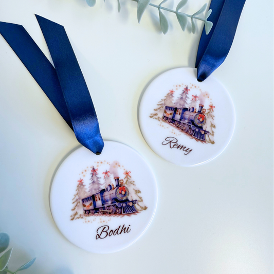 PERSONALISED TRADITIONAL CHRISTMAS TREE DECORATION