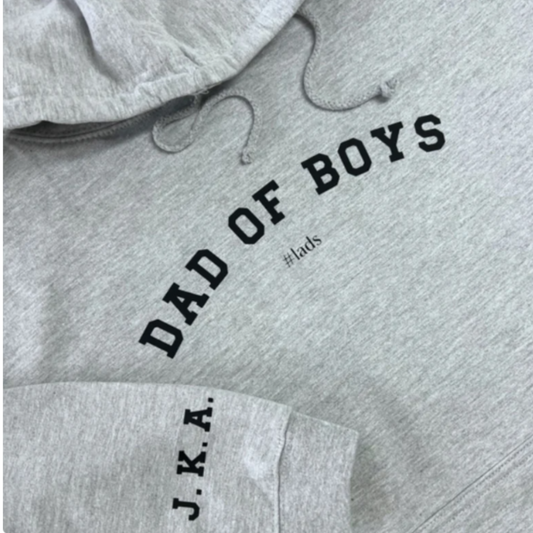 Dad of Boys Personalised Hoodie