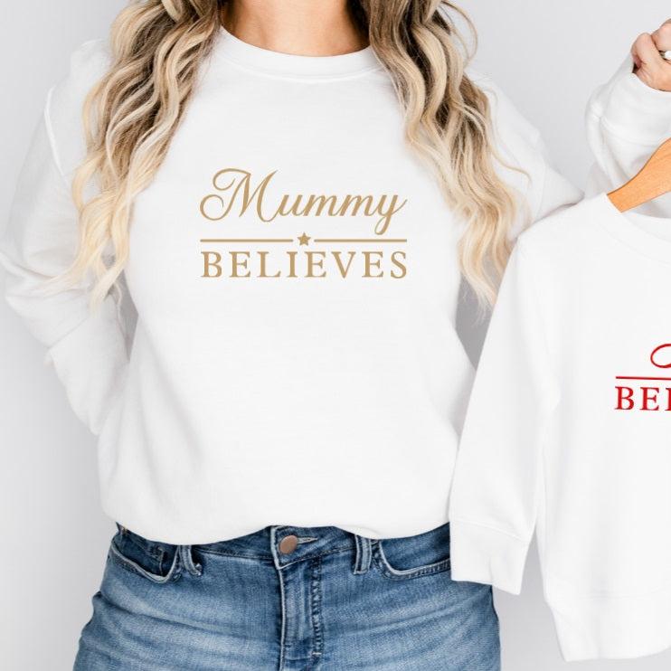 BELIEVE CHRISTMAS SWEATER - ADULTS