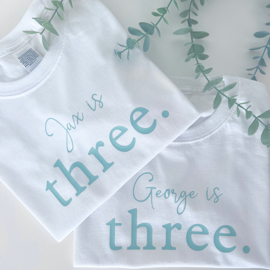 PERSONALISED BIRTHDAY TSHIRT