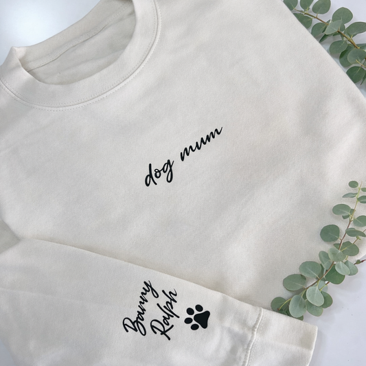 DOG MUM PERSONALISED SWEATER