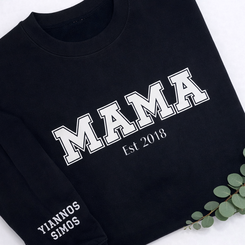 MAMA EST PERSONALISED SWEATER