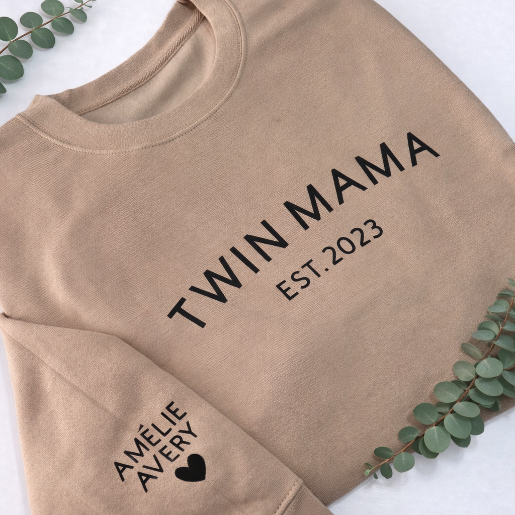 TWIN MAMA EST PERSONALISED SWEATER