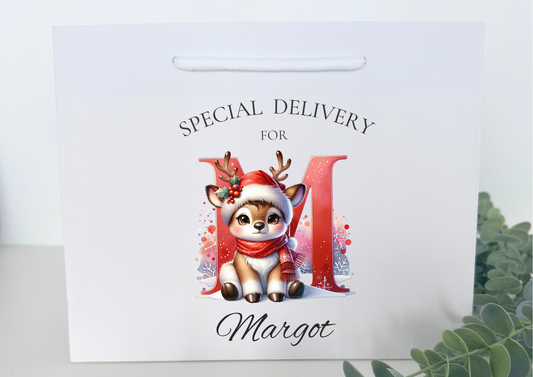 REINDEER CHRISTMAS GIFT BAG