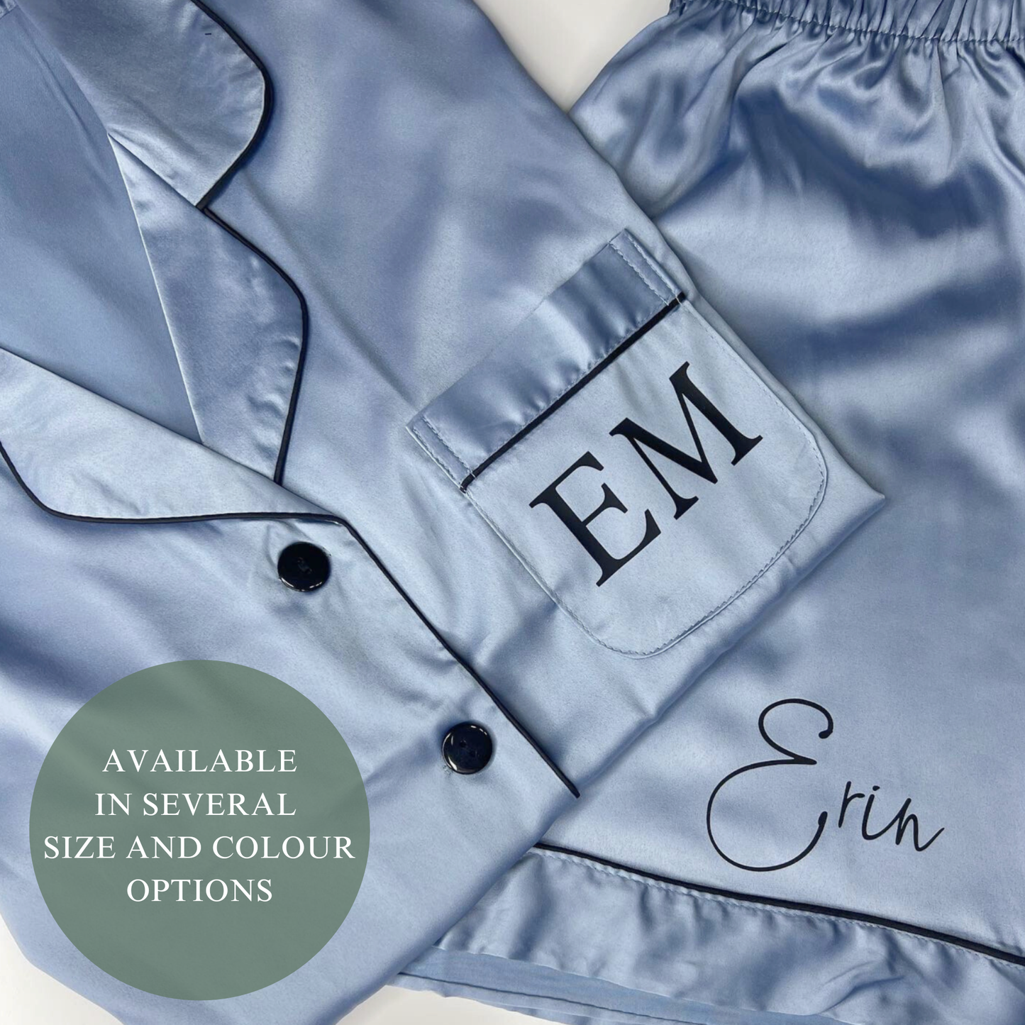 PERSONALISED  LUXURY SATIN PYJAMAS