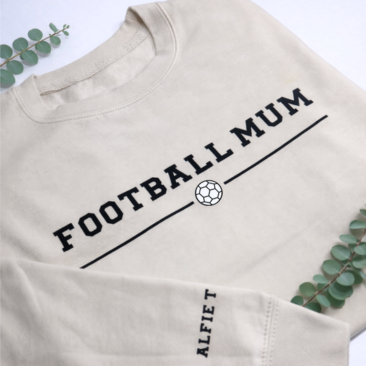 FOOTBALL MUM PERSONALISED SWEATER