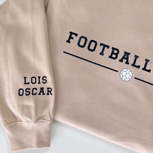 FOOTBALL MUM PERSONALISED SWEATER