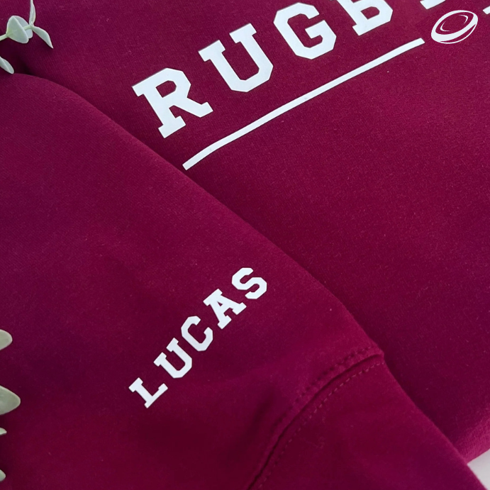 RUGBY MUM PERSONALISED HOODIE