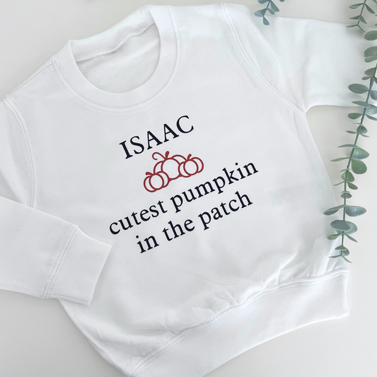 CHILDRENS CUTEST PUMPKIN IN THE PATCH SWEATER
