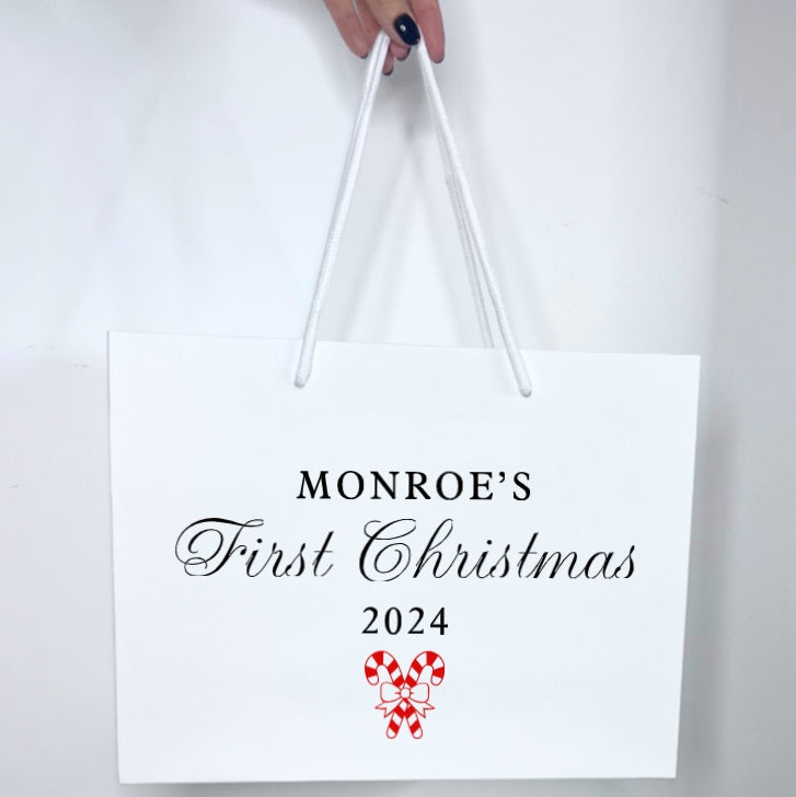 FIRST CHRISTMAS PERSONALISED GIFT BAG