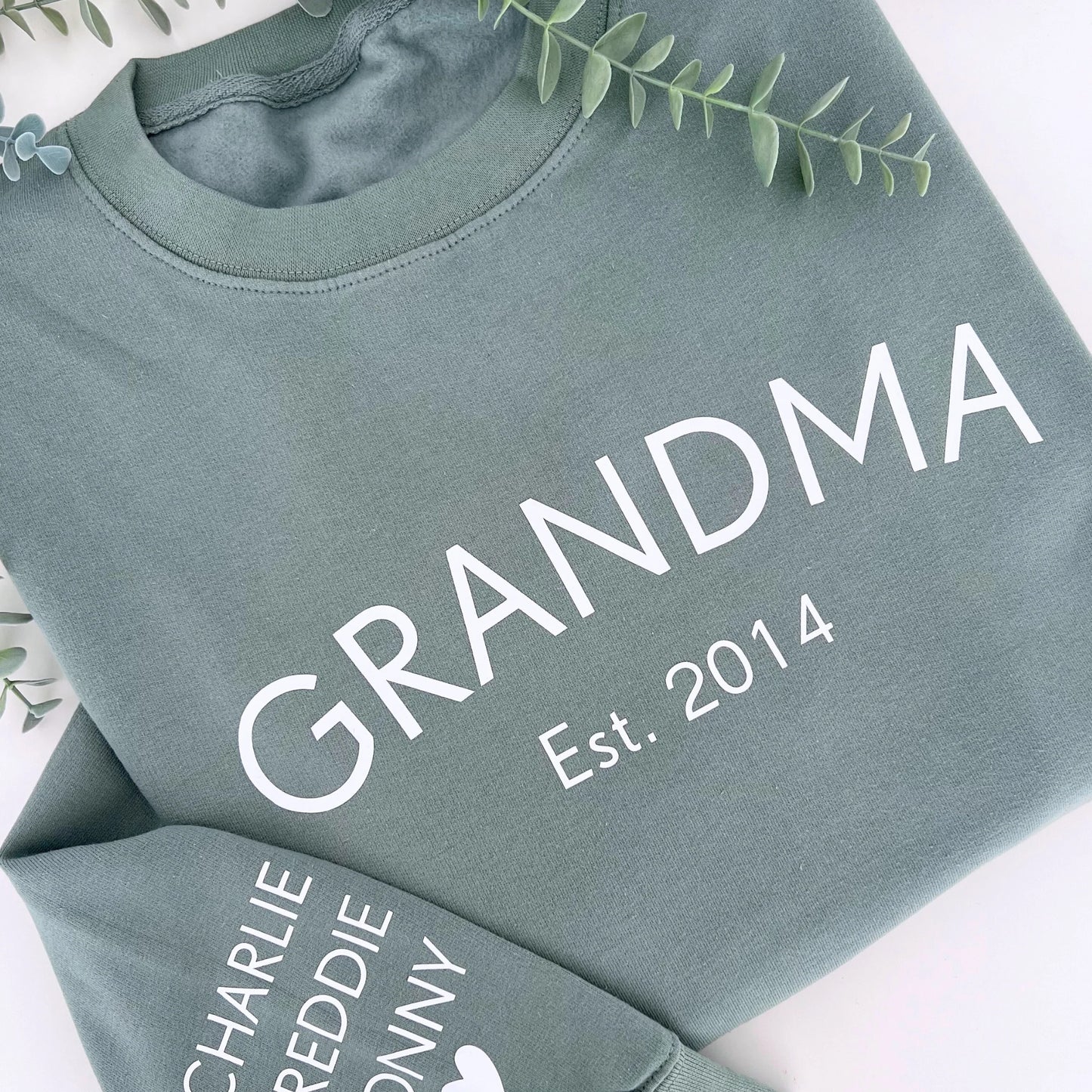 GRANDMA EST PERSONALISED SWEATER