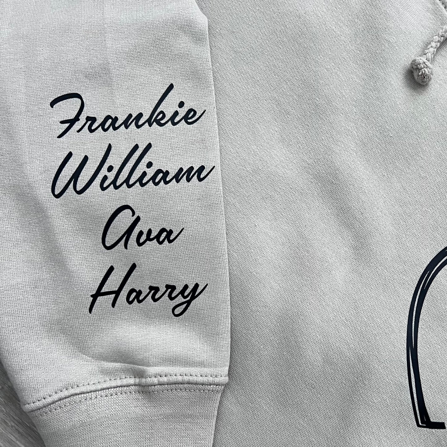 MAMA HEART PERSONALISED HOODIE