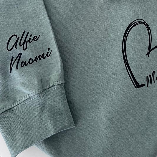 MUM HEART PERSONALISED SWEATER
