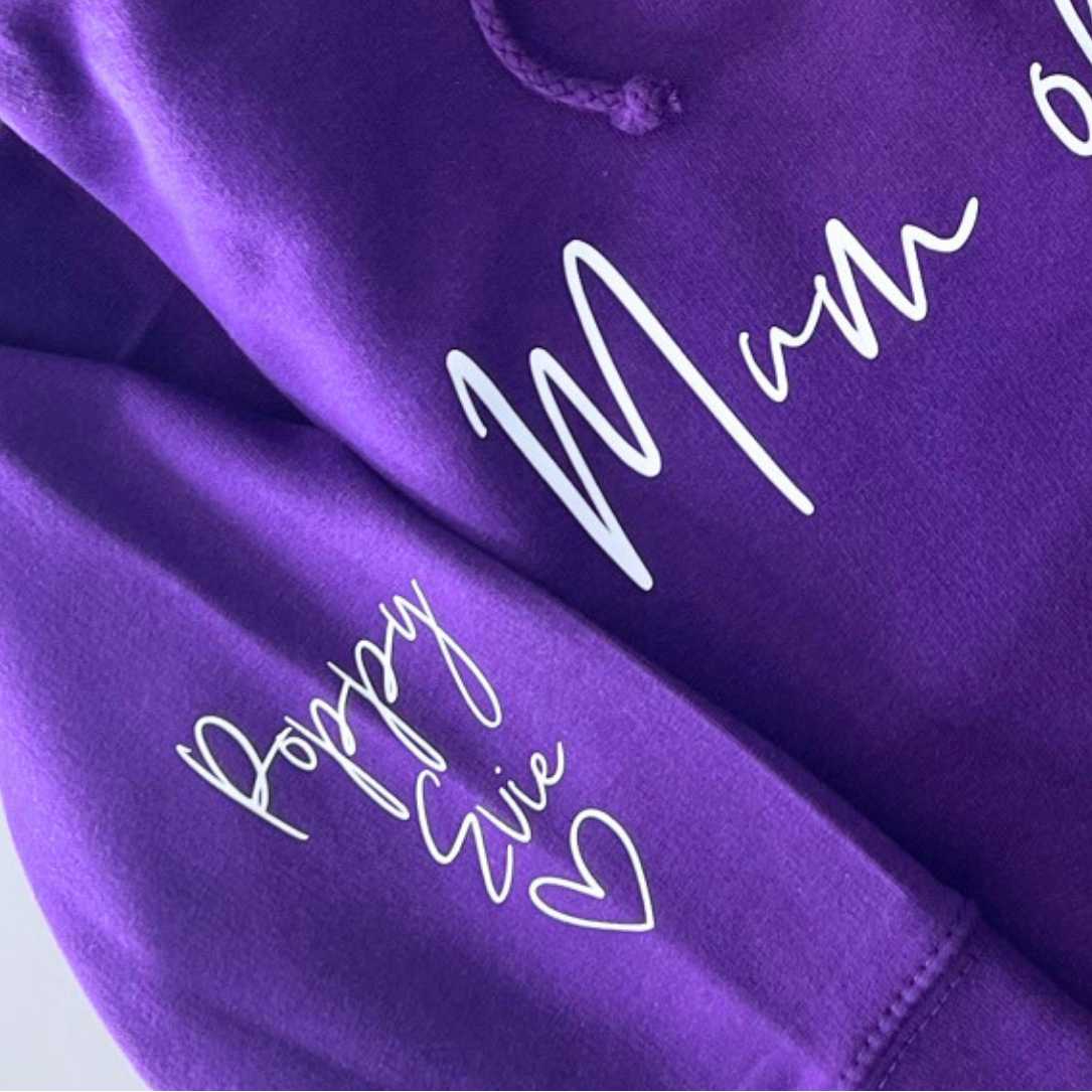 MUM OF GIRLS #GIRLGANG PERSONALISED HOODIE