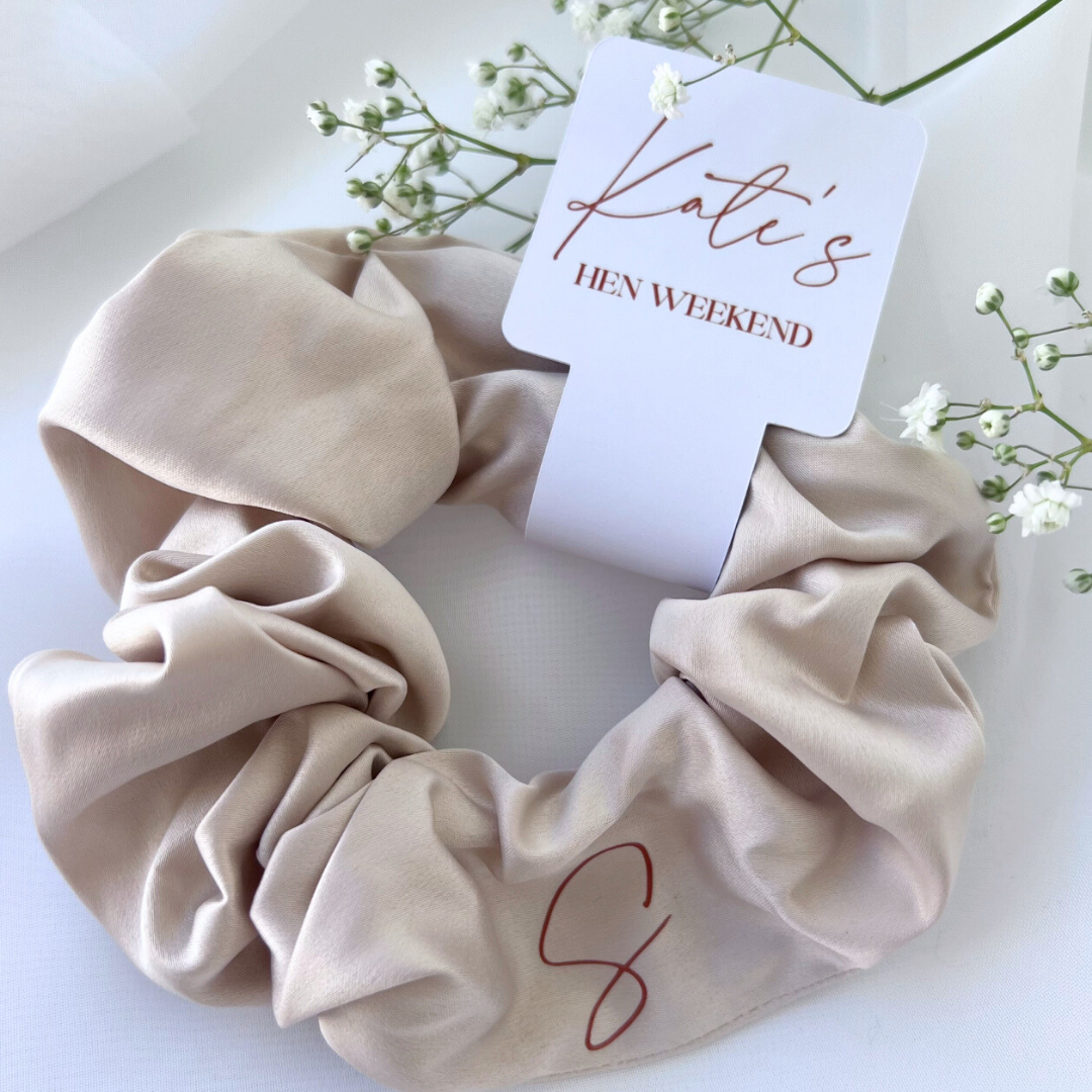 LUXURY SATIN BRIDAL SCRUNCHIES