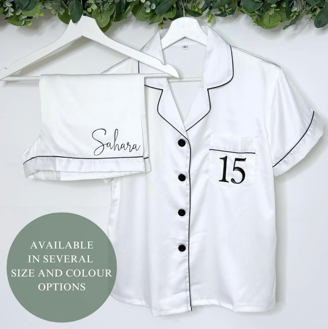 LUXURY SATIN MILESTONE BIRTHDAY PYJAMAS