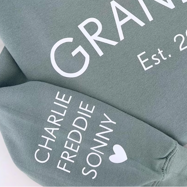 GRANDMA EST PERSONALISED HOODIE