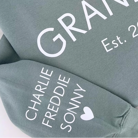 GRANDMA EST PERSONALISED HOODIE