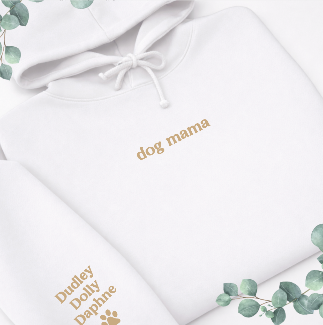 DOG MAMA PERSONALISED HOODIE