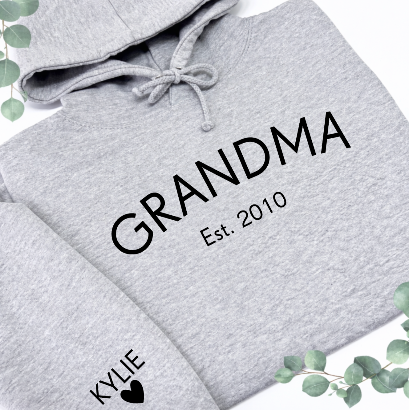 GRANDMA EST PERSONALISED HOODIE